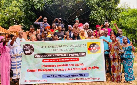 Burkina Faso / Lutte contre le système néolibéral : Fight Inequality Alliance en Assemblée populaire