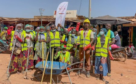 Burkina Faso : "African Initiative" organise une journée de salubrité au marché "Tolsse Yaaré"