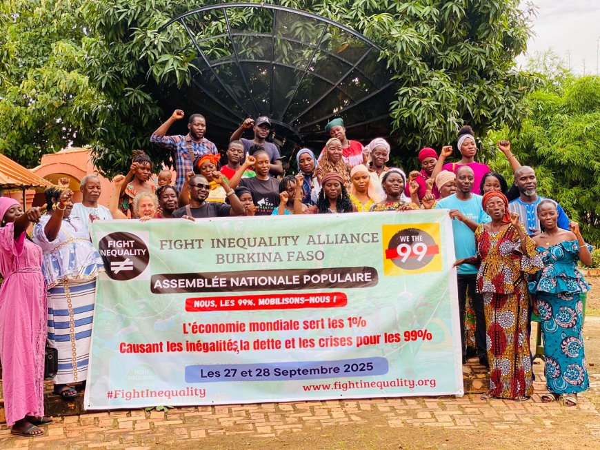 Burkina Faso / Lutte contre le système néolibéral : Fight Inequality Alliance en Assemblée populaire
