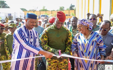 Le Chef de l’État inaugure Burkina Cajou à Bobo-Dioulasso