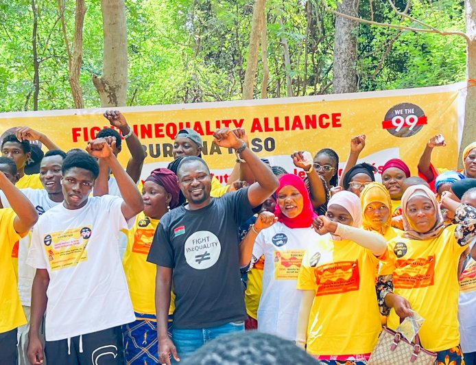 BURKINA FASO : Fight Inequality Alliance , célèbre la journée mondiale de lutte contre les inégalités.