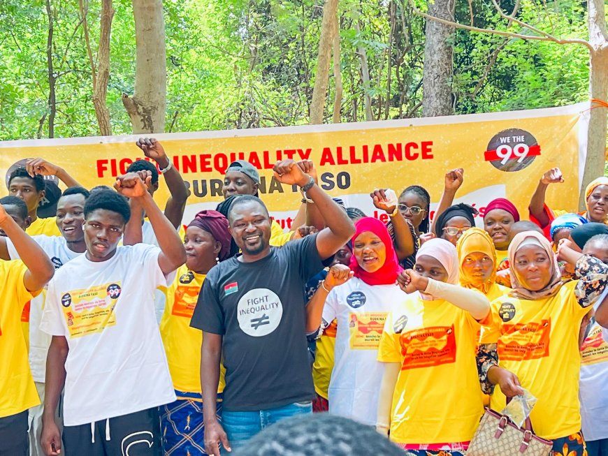 BURKINA FASO : Fight Inequality Alliance , célèbre la journée mondiale de lutte contre les inégalités.